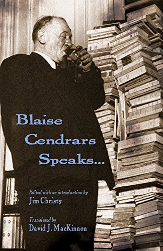 Book cover: Blaise Cendrars Speaks