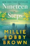 Book cover of Nineteen Steps by Millie Bobby Brown shows a hazy skyline view of old London buildings